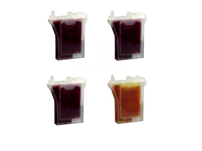 Multipack compatibles Brother LC800 (4 cartouches)