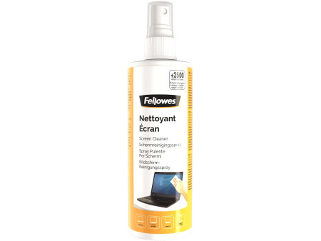 Fellowes Spray de nettoyage d'écran, contenu: 250 ml