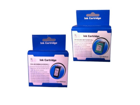 Multipack Compatibles HP 350 350XL + HP 351 351XL (2 cartouches)