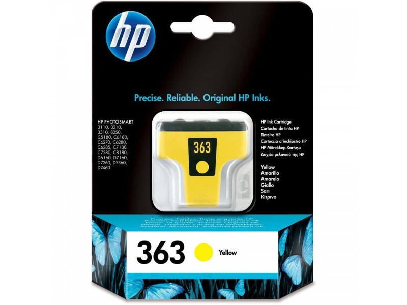 Cartouche HP 363 Jaune