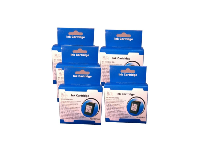 Multipack compatibles HP 56XX (5 cartouches)
