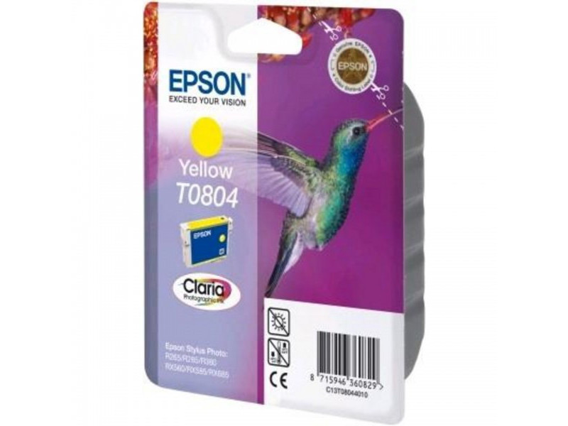 Cartouche Epson T0804 JAUNE