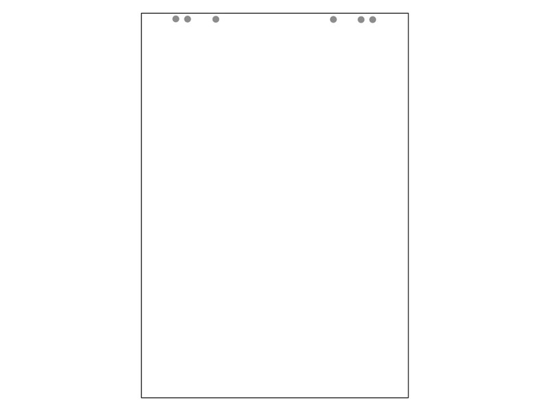 LANDRÉ bloc paperboard, 20 feuilles, uni, 650 x 980 mm