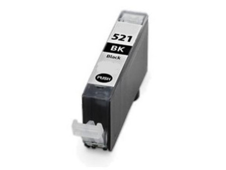 Cartouche compatible Canon CLI-521BK (avec puce)