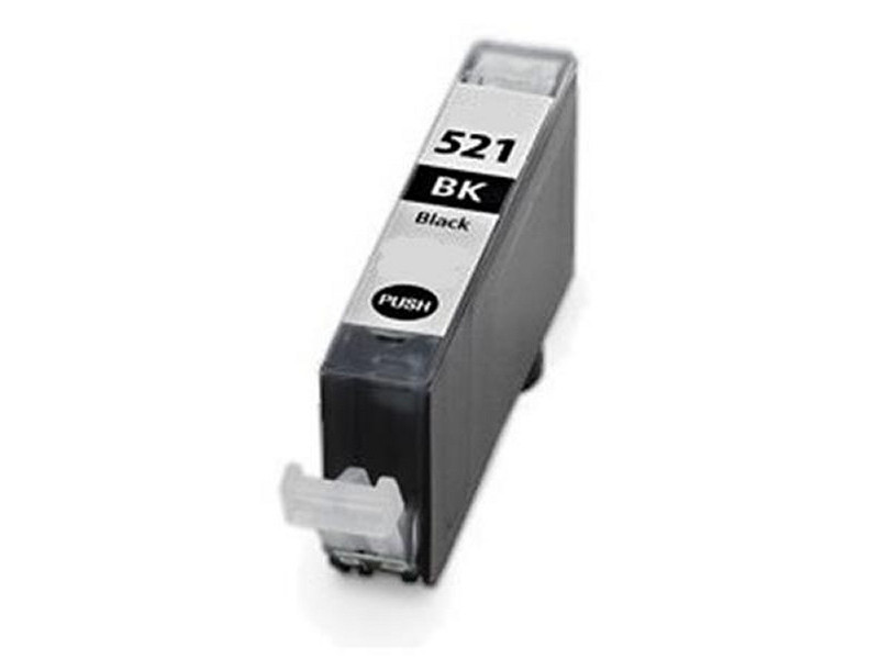 Cartouche compatible Canon CLI-521BK (avec puce)