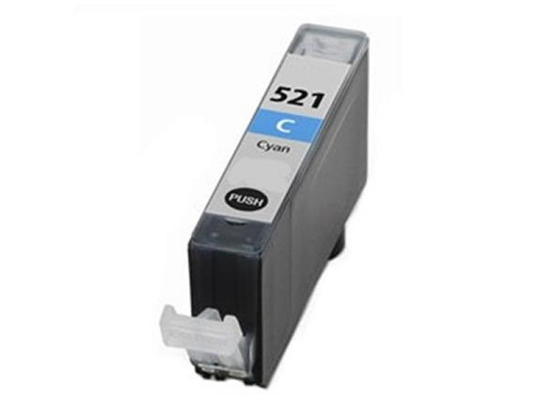 Cartouche compatible Canon CLI-521C (avec puce)