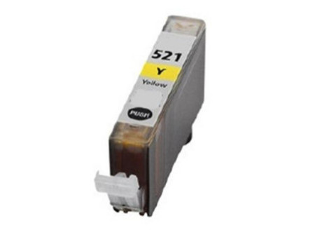 Cartouche compatible Canon CLI-521Y (avec puce)