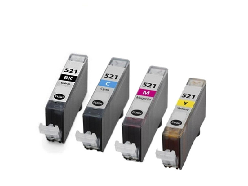 Multipack compatibles Canon CLI-521 (4 cartouches)