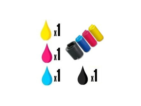 Pack de 4 x Toner compatible SAMSUNG CLP350