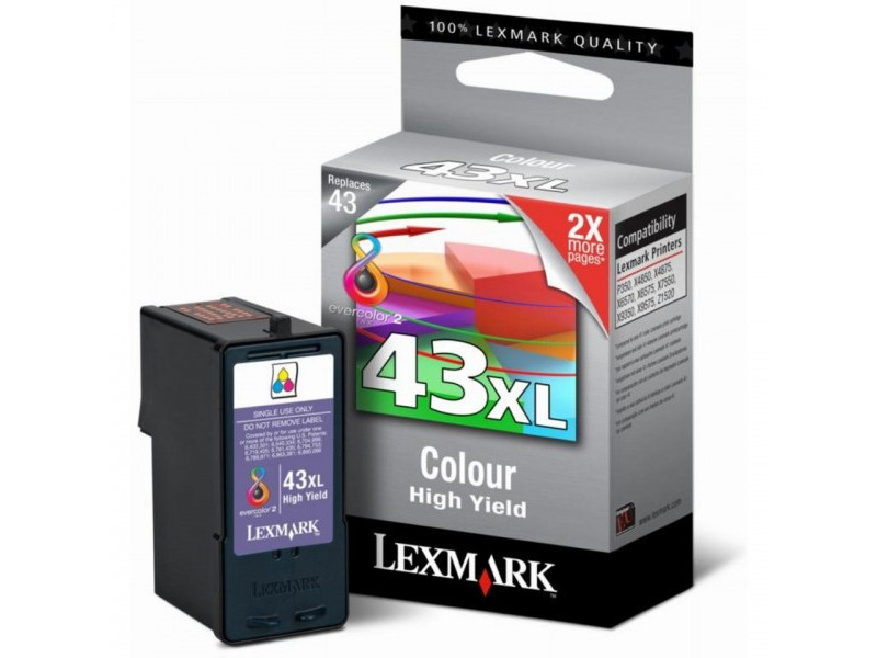 Cartouche LEXMARK N°43XL (018Y0143E)
