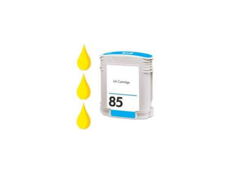 Cartouche compatible HP n°85 Jaune (C9427A)
