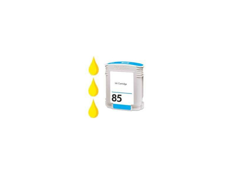Cartouche compatible HP n°85 Jaune (C9427A)