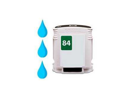 Cartouche compatible HP n°84 Cyan Clair (C5017A)