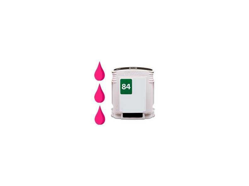 Cartouche compatible HP n°84 Magenta Clair (C5018A)