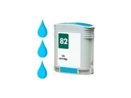 Cartouche compatible HP 82 - Cyan