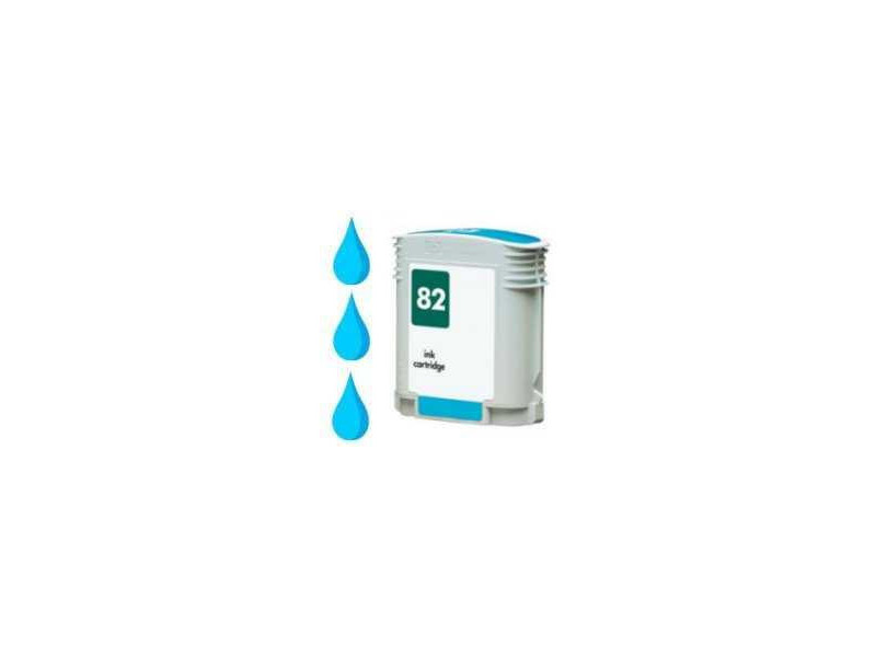 Cartouche compatible HP 82 - Cyan