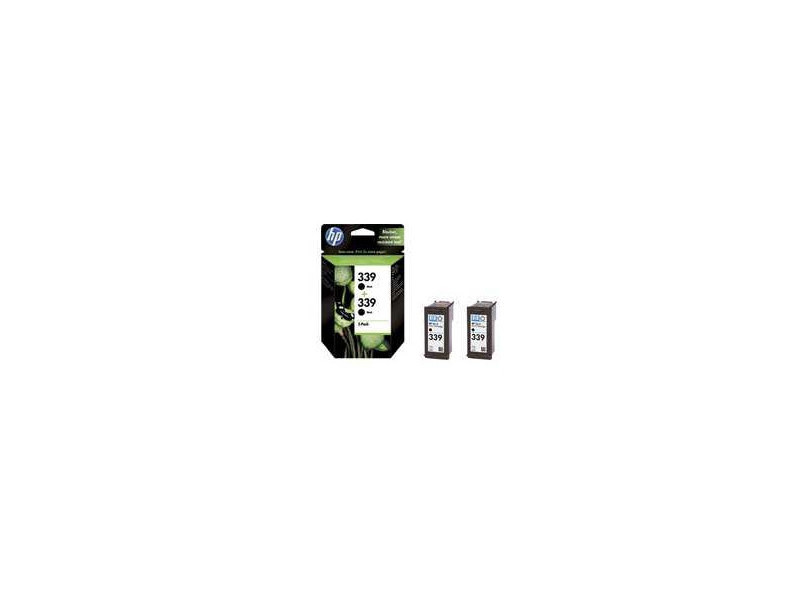 Twin Pack - Lot de 2 Cartouches HP 339 Noir