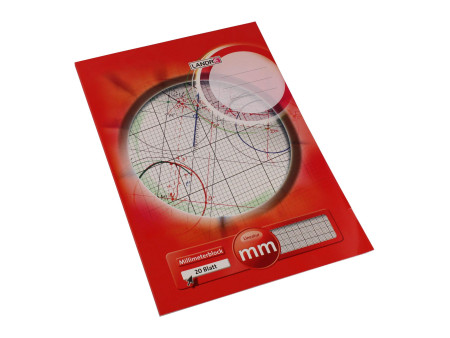 LANDRÉ bloc à papier millimétré DIN A3, 20 feuilles, 80 g/m2