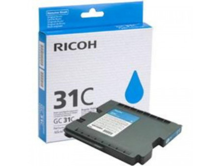 Ricoh GC 31C - Cartouche d'impression - 1 x cyan (405689)