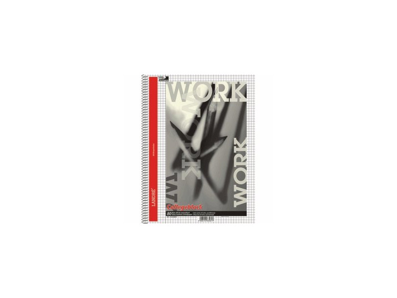 LANDRÉ Bloc à spirale 'Business Office Notes', A4, carrelé,