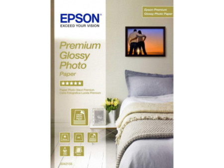 EPSON PAPIER JET D'ENCRE PHOTO GLOSSY PREMIUM A4 255GR 15 FEUILLES