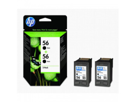 Multipack Cartouche HP 56 Noir (2 cartouches)