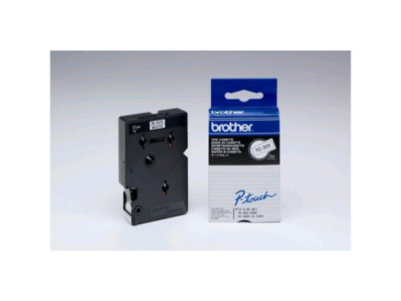 BROTHER RUBAN MARQUEUR LAMINE BLANC/NOIR 7,7M 12MM P-TOUCH/500/8E/2000/3000/5000