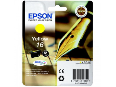 Cartouche Epson T1624 - Serie 16 -  Jaune (165 pages)
