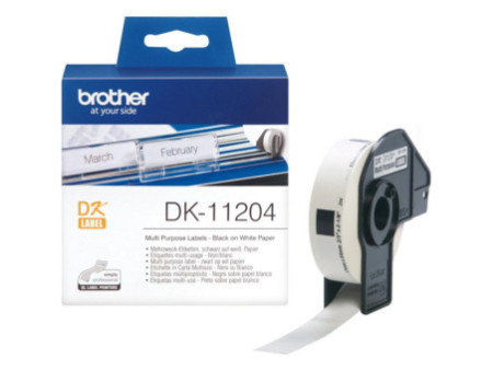 brother etiquette predecampe blanc papier 17x54mm 400 etiquette ql-/500/550/650td