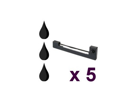 ERC-09B - Ruban Compatible EPSON - NOIR - 5PCS