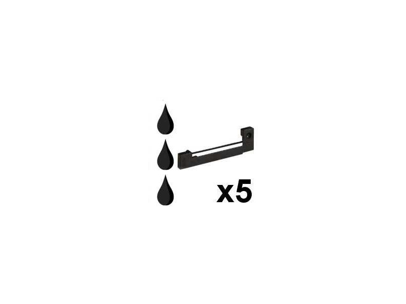 ERC22 - Ruban Compatible EPSON - NOIR - 5PCS