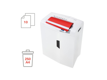 HSM Destructeur de documents shedstar X10, coupe particules: