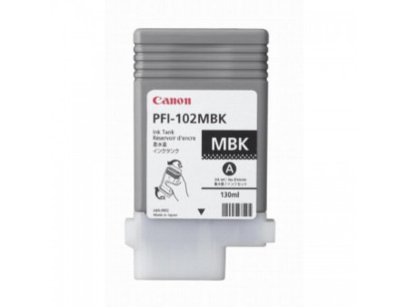 Cartouche Canon LUCIA PFI-102 MBK - NOIR MAT