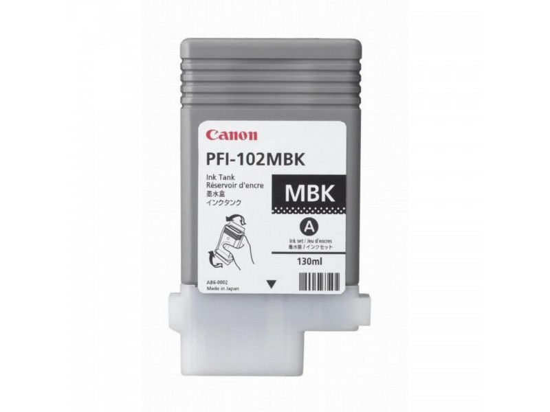 Cartouche Canon LUCIA PFI-102 MBK - NOIR MAT