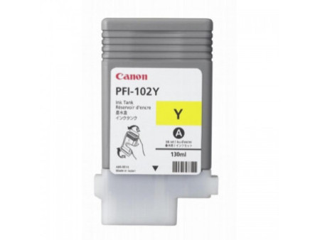 Cartouche Canon LUCIA PFI-102 Y - JAUNE