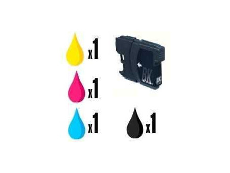 Multipack compatible Brother LC985 (4 cartouches)
