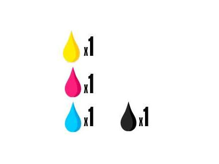 Pack de 4 Toners compatible CE25X
