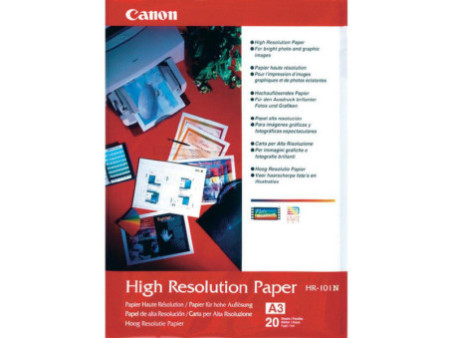 CANON PAPIER JET D'ENCRE HR-101 A3 106GR 20 FEUILLES