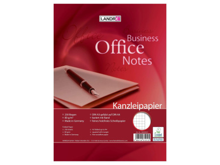 LANDRÉ Copies doubles, format A3/format A4, quadrillé/marge