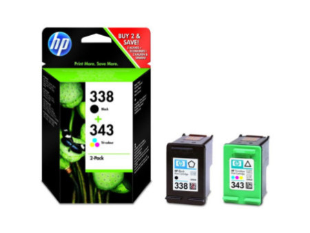 Cartouche HP 338+343 Bi-Pack