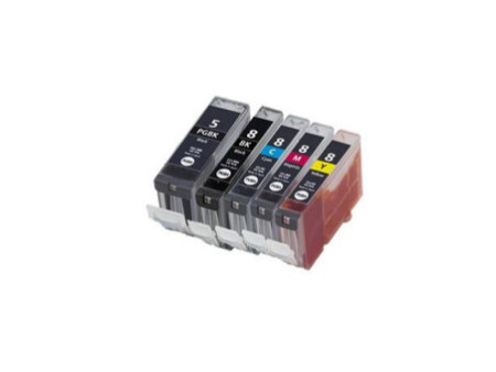 Multipack compatible 1xPGI-5 + 4xCLI-8 (5 cartouches)