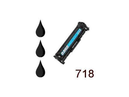 Toner compatible Canon CRG718 - Noir - 3500 pages