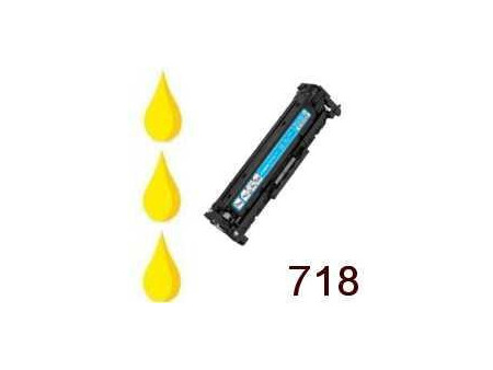 Toner compatible Canon CRG718 Jaune