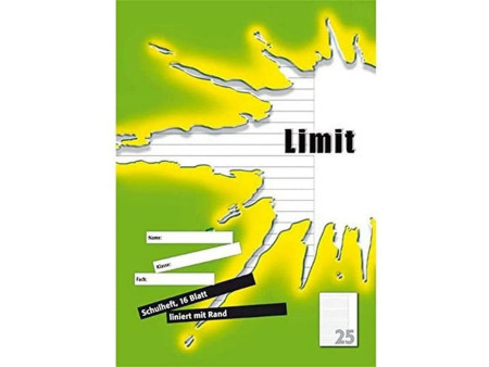 LANDRÉ cahier 'LIMIT' A4, linéature 25 / 9 mm ligné