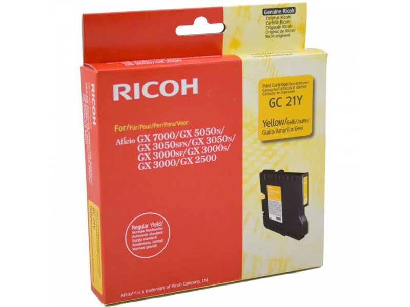 Ricoh GC 21Y - Cartouche d'impression - 1 x jaune (405535)
