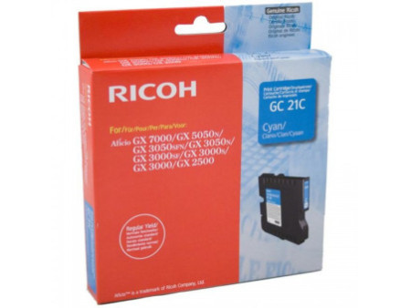 Ricoh GC 21C - Cartouche d'impression - 1 x cyan (405533)