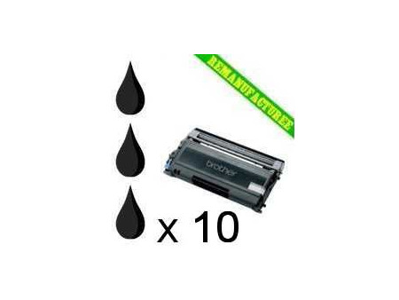 Pack de 10 Toners compatibles Brother TN2000