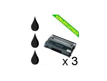 Pack de 3 Toners compatibles Brother TN2000