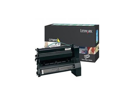 Toner Lexmark C7700YS - jaune (6.000 pages)
