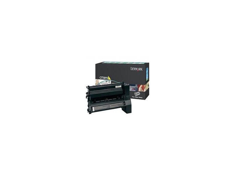 Toner Lexmark C7700YS - jaune (6.000 pages)